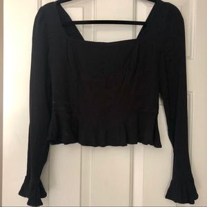 Express Square Neck Crop Top